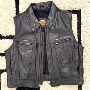 Harley-Davidson Women’s Leather Vest Size M